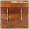 vidaXL Tischplatte Quadratisch 80x80 cm 25-27 mm Altholz Massiv