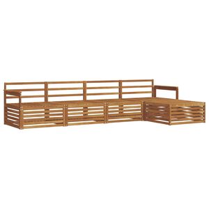 vidaXL Outdoor-Sofagarnitur 5 pcs Natur