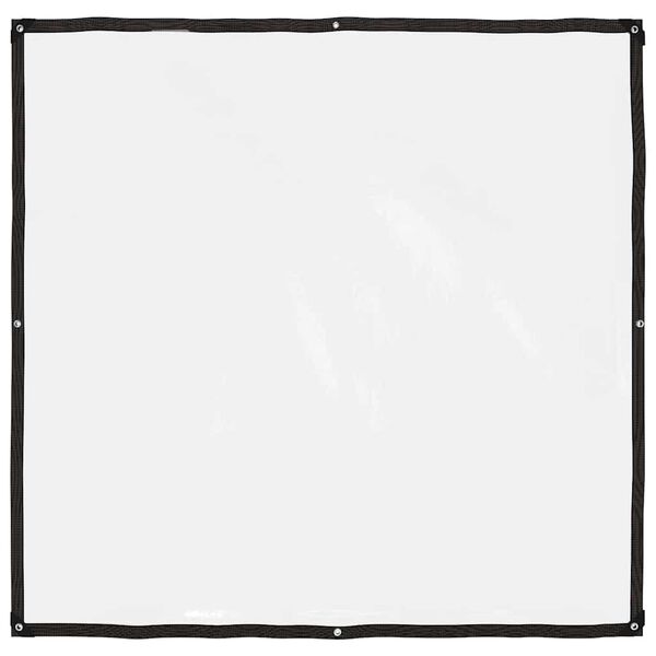 vidaXL Klare Plane mit Ösen 2x2 m Polyethylen