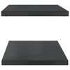 vidaXL Wandregale 2 Stk. 100x40x3 cm Schwarz Edelstahl