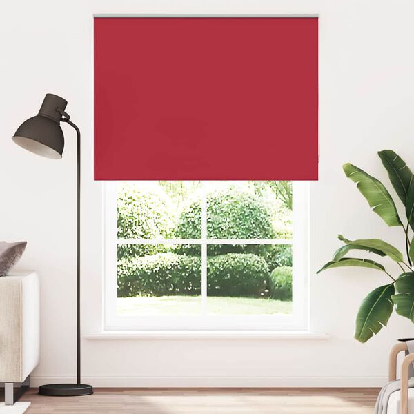vidaXL Verdunkelungsrollo Rot 155x230cm Stoffbreite 151,6cm Polyester