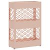 vidaXL Regenschirmst&auml;nder Rosa 28 x 12 x 41 cm Stahl