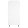 vidaXL Plattenschrank Wei&szlig; 84,5x38x89 cm Holzwerkstoff