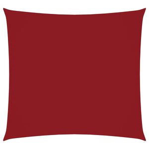 vidaXL Sonnensegel Oxford-Gewebe Quadratisch 2x2 m Rot