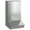 vidaXL Schweinfutterspender Silber 55 x 51 x 91,5 cm Verzinkter Stahl