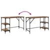 vidaXL Schreibtisch Altholz 120 x 50 x 75 cm Holzwerkstoff
