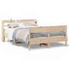 vidaXL Massivholzbett ohne Matratze 160x200 cm Kiefernholz
