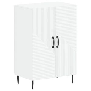 vidaXL Schuhschrank HAARLEM 59,5 x 39,5 x 89,5 cm Holzwerkstoff Wei&szlig;