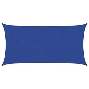 vidaXL Sonnensegel 160 g/m&sup2; Rechteckig Blau 2,5x5 m HDPE
