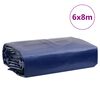 vidaXL Abdeckplane Blau 6x8 m 650 g/m&sup2;