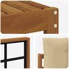 vidaXL Outdoor-Sofagarnitur mit Kissen 11 pcs Natur und Beige