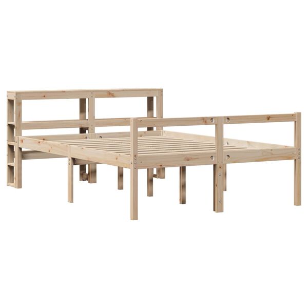 vidaXL Seniorenbett mit Kopfteil ohne Matratze 140x190 cm