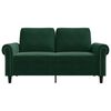 vidaXL 2-Sitzer-Sofa Dunkelgr&uuml;n 120 cm Samt