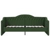vidaXL Tagesbett mit Matratze USB Dunkelgr&uuml;n Stoff 90x200 cm
