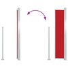 vidaXL Ausziehbare Seitenmarkise 120x300 cm Rot