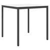 vidaXL Bartisch Wei&szlig; 110 x 110 x 105 cm Massives Kiefernholz