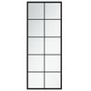 vidaXL Wandspiegel Schwarz 100x40 cm Metall