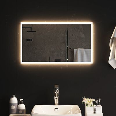 vidaXL LED-Badspiegel 70x40 cm