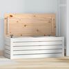 vidaXL Truhe Wei&szlig; 89x36,5x33 cm Massivholz Kiefer