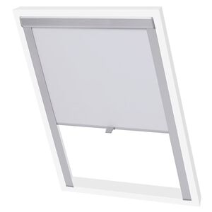vidaXL Verdunkelungsrollo Wei&szlig; MK06 GGL und GGU