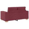 vidaXL Loveseat-Sofa Weinrot 160x77x82 cm Stoff