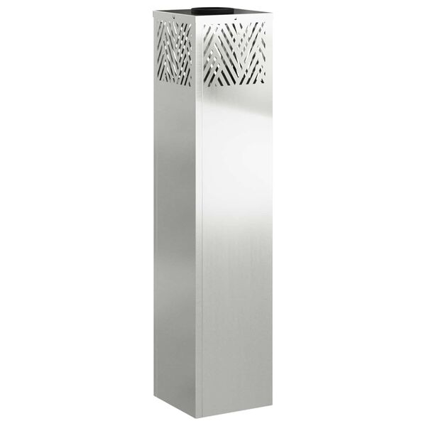 vidaXL Solar LED Weg Licht 2 pcs Silber Galvanisiert