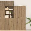 vidaXL Highboard 2 pcs Artisan-Eiche 30 x 42,5 x 185 cm