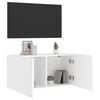 vidaXL TV-Wandschrank Wei&szlig; 80x30x41 cm