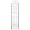 vidaXL Gabione mit Hochbogen 100x50x180/200 cm Verzinktes Eisen