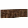 vidaXL Sideboards 3 Stk. R&auml;uchereiche Holzwerkstoff