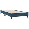 vidaXL Boxspringbett ohne Matratze Dunkelblau 80x210 cm Samt
