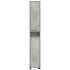 vidaXL Badezimmerschrank Beton Grau 30,5 x 30 x 195 cm Holzwerkstoff