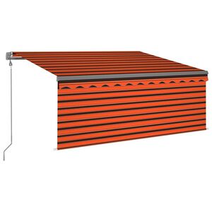 vidaXL Markise Automatisch mit Rollo LED Windsensor 3,5x2,5m