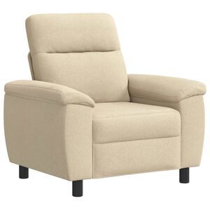 vidaXL Sofa Creme 95 x 90 x 95 cm Stoff