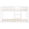 vidaXL Etagenbett Wei&szlig; 75x190 cm Massivholz Kiefer