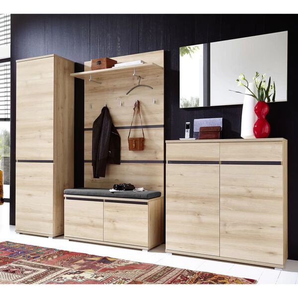 Germania Schuhschrank GW-Lissabon Buche und Anthrazit