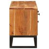 vidaXL TV-Schr&auml;nk Natur 110 x 30 x 44 cm Massivholz Akazie