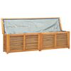 vidaXL Gartenbox mit Beutel 200x50x55 cm Massivholz Teak