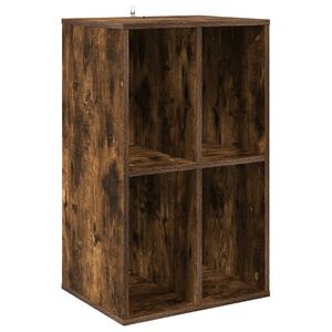 vidaXL Schallplattenschrank R&auml;uchereiche 44,5 x 36,5 x 74,5 cm