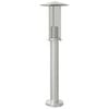 vidaXL Wegeleuchte Silbern 60 cm Edelstahl