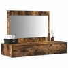 vidaXL Schminktisch mit Speicher Braun 100 x 40 x 70 cm Holzwerkstoff