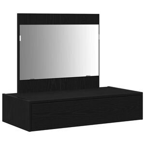 vidaXL Schminktisch Schwarz 83 x 40 x 70 cm Holzwerkstoff