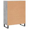 vidaXL Sideboard Betongrau 69,5x34x90 cm Holzwerkstoff