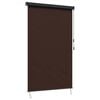 vidaXL Rollo Braun 180 x 250 cm Stoff und Aluminium