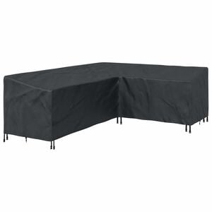 vidaXL M&ouml;belbezug 260 x 210 x 80 cm 420D Oxford Stoff L-Form Schwarz