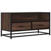 vidaXL TV-Schrank Eichen-Optik 80x34,5x40 cm Holzwerkstoff und Metall