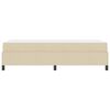 vidaXL Boxspringbett Creme 100 x 200 cm Stoff