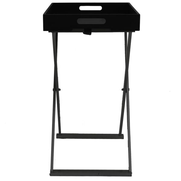 vidaXL Klapptisch Schwarz 48x34x61 cm MDF