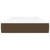 vidaXL Taschenfederkernmatratze Dunkelbraun 90x200x20 cm Stoff