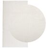 vidaXL Teppich IZA Kurzflor Skandinavischer Look Creme 80x150 cm